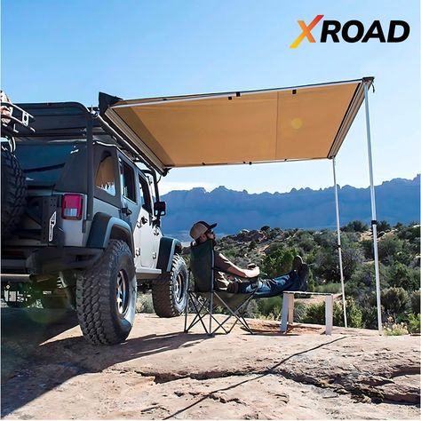 Toldo Camping Lateral Para Auto Techo Xroad-1