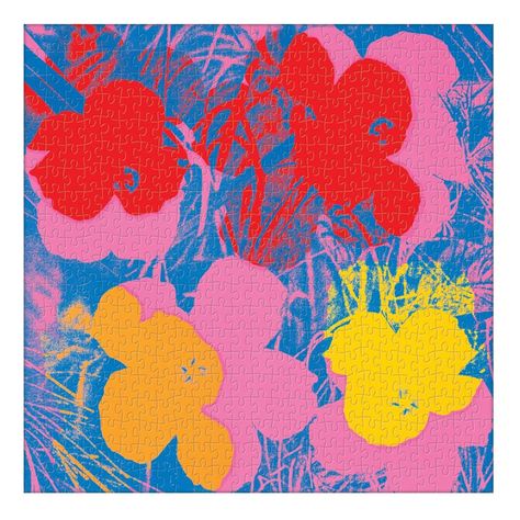 Puzzle 500Pcs Flores De Andy Warhol Mudpuppy-0