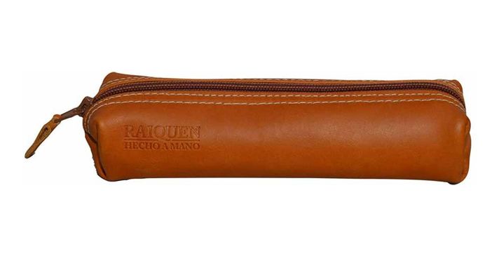 Estuche De Cuero Multiuso Tubo Hecho A Mano Raiquen-0