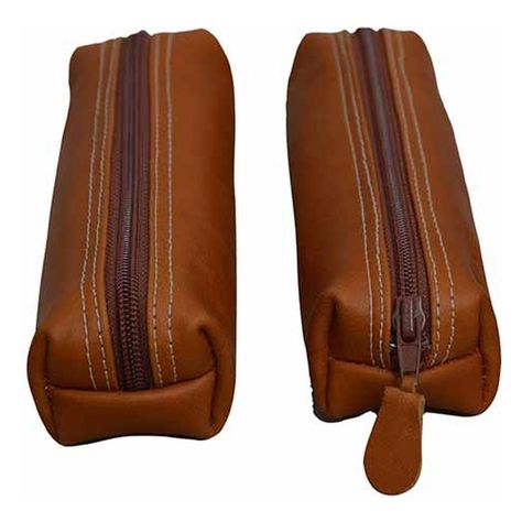 Estuche De Cuero Multiuso Tubo Hecho A Mano Raiquen-2