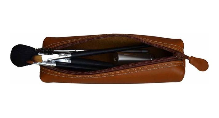 Estuche De Cuero Multiuso Tubo Hecho A Mano Raiquen-3