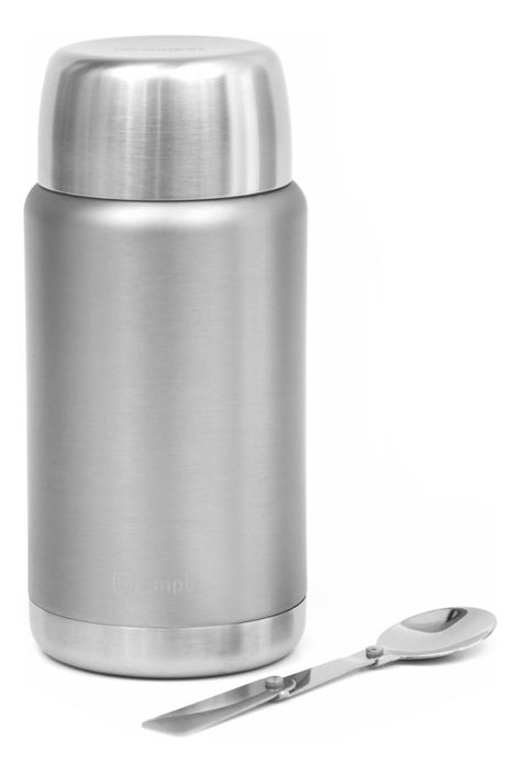 Pack 2 Termos De Comida 750ml Rosado Y Gris Simplit-5