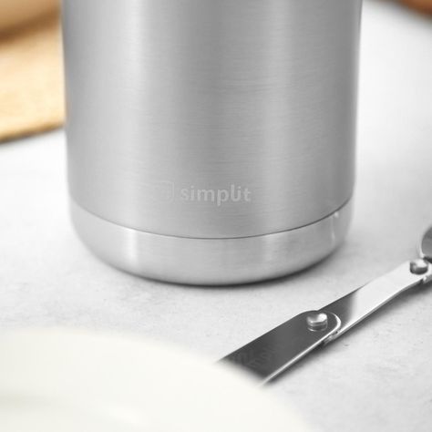 Pack 2 Termos De Comida 750ml Rosado Y Gris Simplit-6