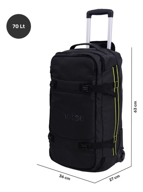 Maleta Bolso trolly Outdoor Roadtrip 70lts Lhotse Black-1