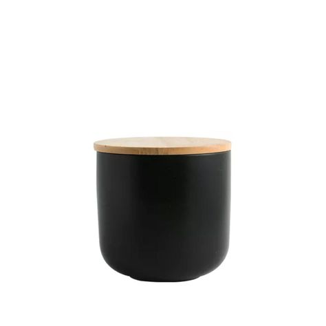 Contenedor de Cerámica Hermético Tapa Madera S Simplit-0