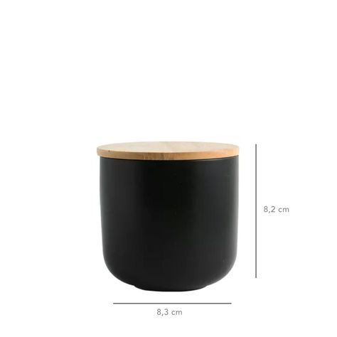Contenedor de Cerámica Hermético Tapa Madera S Simplit-2