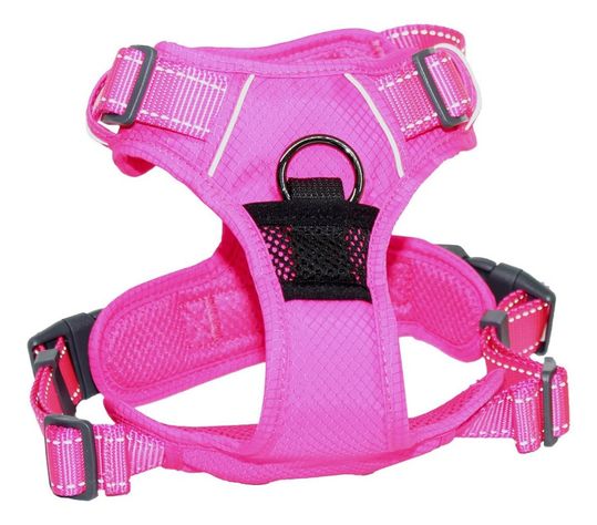 Arnés Deportivo De Control L Fucsia Perro Mascan-0