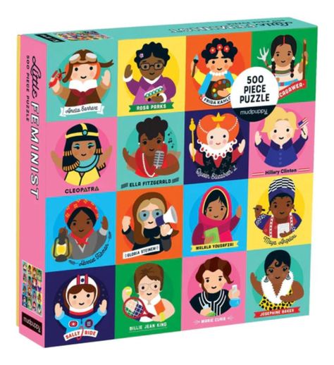 Puzzle 500Pcs Little Feminist Mudpuppy-0