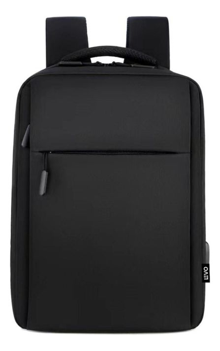 Mochila para Notebook con Puerto USB 15" Negra Levo-0