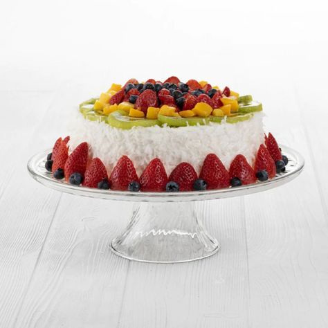 PLATO TORTA DE VIDRIO C/PIE 31 CM. LIBBEY-2