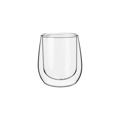 Set 2 Tazas Vidrio Doble Pared Expreso 80 ml Simplit-2