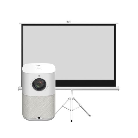 Proyector Infinity Smart Full Hd + Telón 100 Pulgadas Levo-0