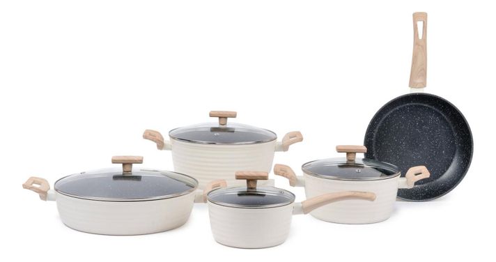 Batería de Cocina Antiadherente Savannah 9 Piezas-0