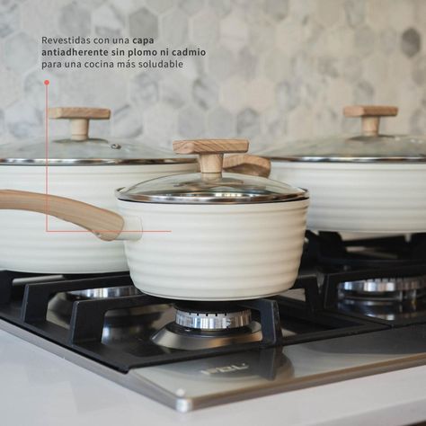 Batería de Cocina Antiadherente Savannah 9 Piezas-6