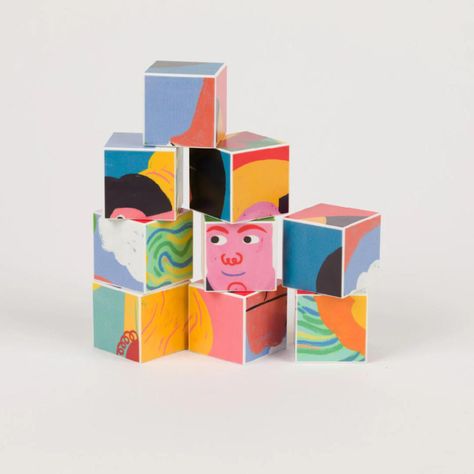 Juego de Memoria Rostros de Artistas Cube it! Imanix-4