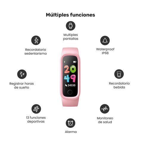 Banda Smartband Lhotse Kids R01 Pink-1