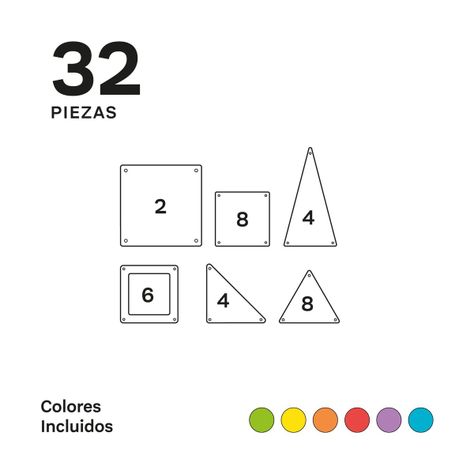 Imanix Juego 32 Piezas Magnéticas-5