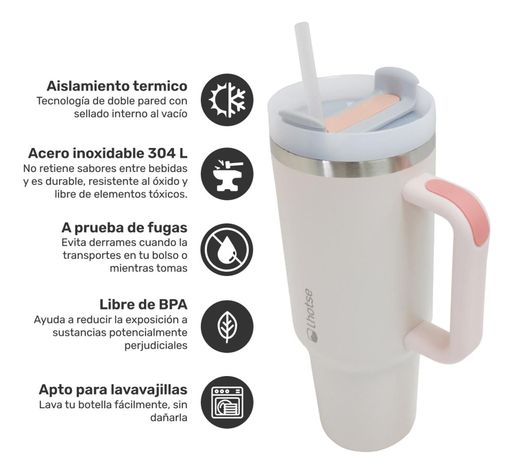 Vaso Térmico Tumbler 1180ml Lhotse Pink-1
