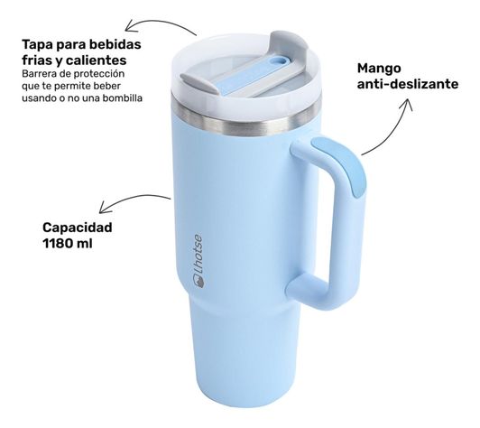 Vaso Térmico Tumbler 1180ml Lhotse light Blue-4