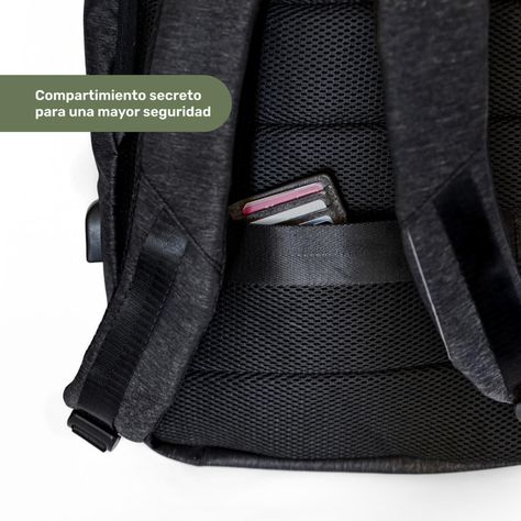 Mochila Antirrobo Lhotse Gris Oscuro MA147-3