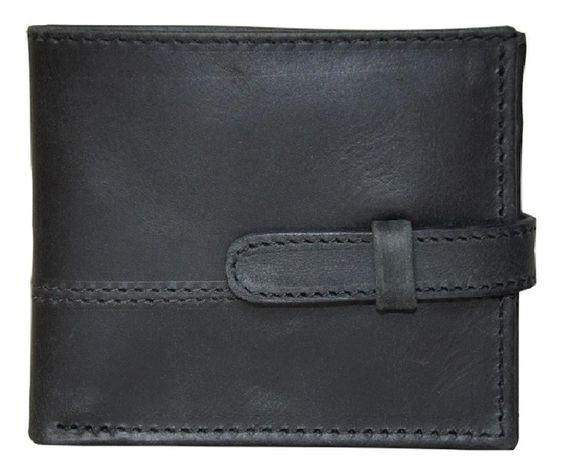 Billetera Cuero Pehoé Con Pasador Hecha a mano Raiquen-0