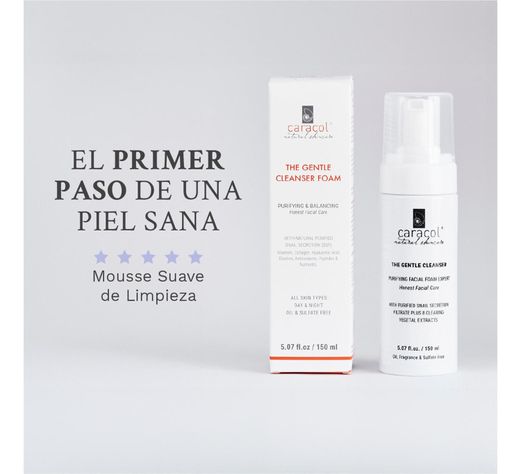Espuma Mousse de Limpieza Facial Caracol Natural 150 ml-6