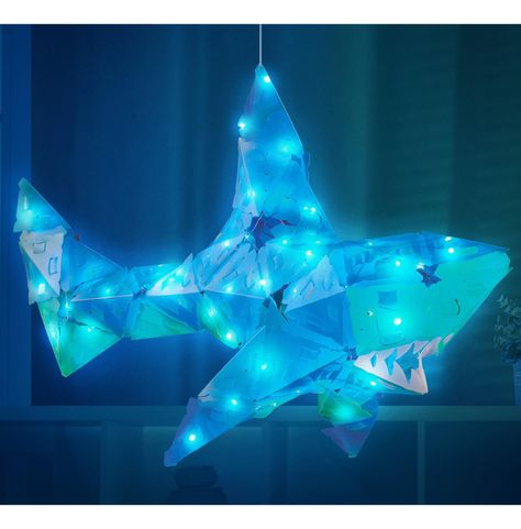 Rompecabezas Con Iluminacion 3d Grande Tiburon Creatto-1