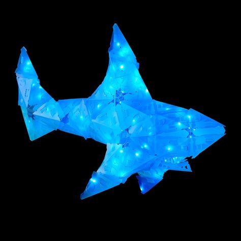 Rompecabezas Con Iluminacion 3d Grande Tiburon Creatto-2