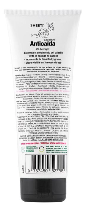 Shampoo Crecimiento Pelo Y Anticaída 3% Baicapil Sheet-1