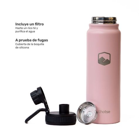 Botella Térmica Coihue Pink 800 Ml Lhotse-2