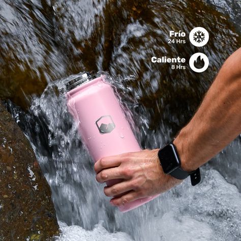 Botella Térmica Coihue Pink 800 Ml Lhotse-4