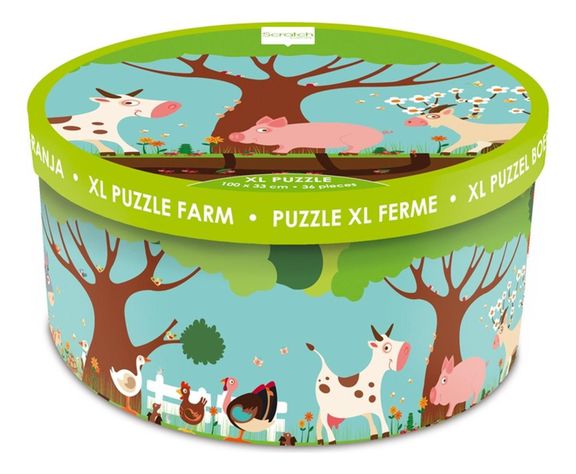 Puzzle 36pcs De Piso Granja Scratch Europe-1