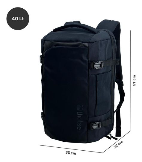 Mochila Viaje impermeable Notebook 17,3"Broadpeak 40L Lhotse-1