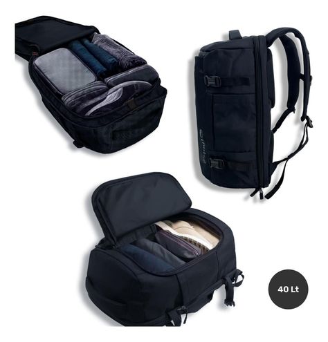 Mochila Viaje impermeable Notebook 17,3"Broadpeak 40L Lhotse-5