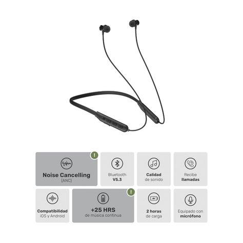 Audifonos Inalámbricos Bluetooth Deportivos ENC Tuneair-2