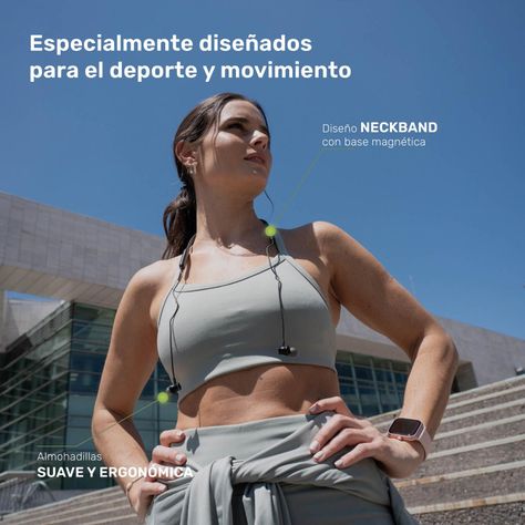 Audifonos Inalámbricos Bluetooth Deportivos ENC Tuneair-5