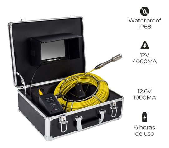 Cámara de Inspección Baroscopio con Sonda 20 Mts TP9200-1