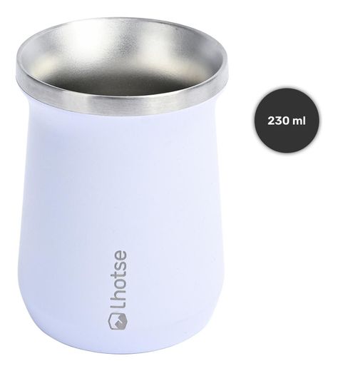 Termo Liquido Classic 1,3 lts + Mate Bombilla Lhotse White-4