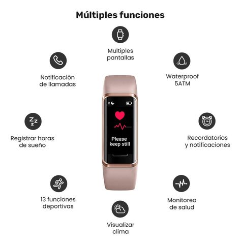 Banda Smartband Lhotse Urban Gt Pink-4