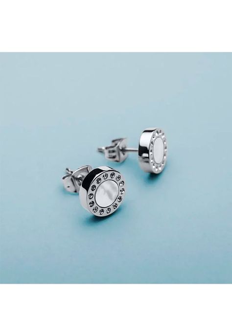 Aros Bering Blanco Mujer-1