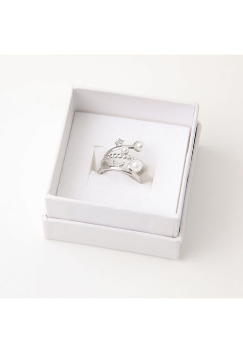 Anillo  19v69 Plateado Mujer STR166-2