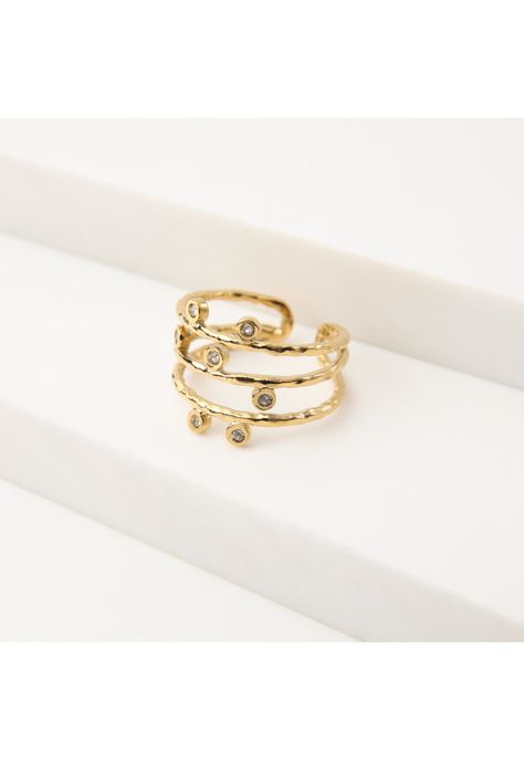 Anillo  19v69 Dorado Mujer STR167-1