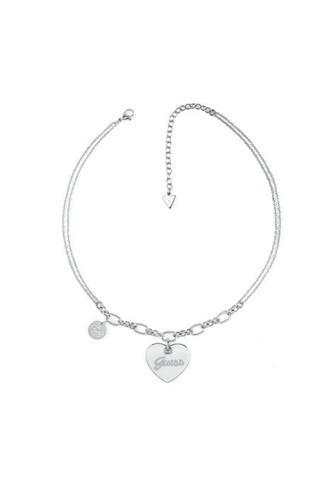 Collar Guess JUBN05148JWRHWHT-U Plateado-0