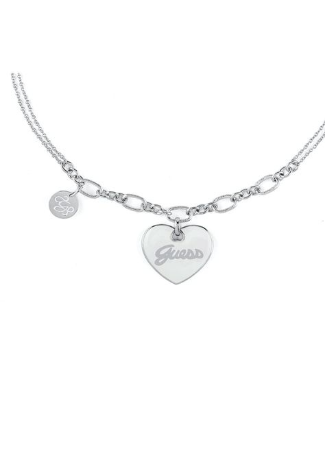 Collar Guess JUBN05148JWRHWHT-U Plateado-1