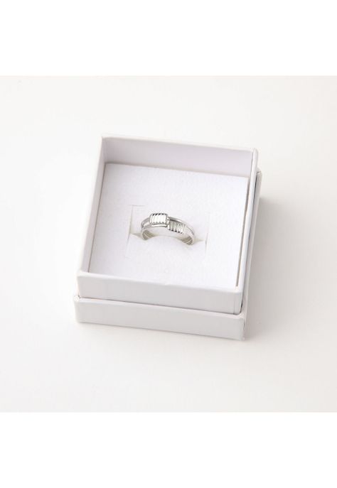 Anillo  19v69 Plateado Mujer STR222-2