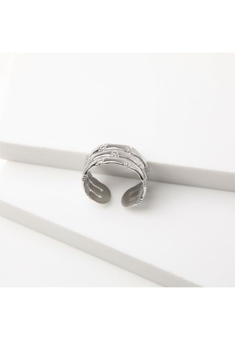 Anillo  19v69 Plateado Mujer STR200-1