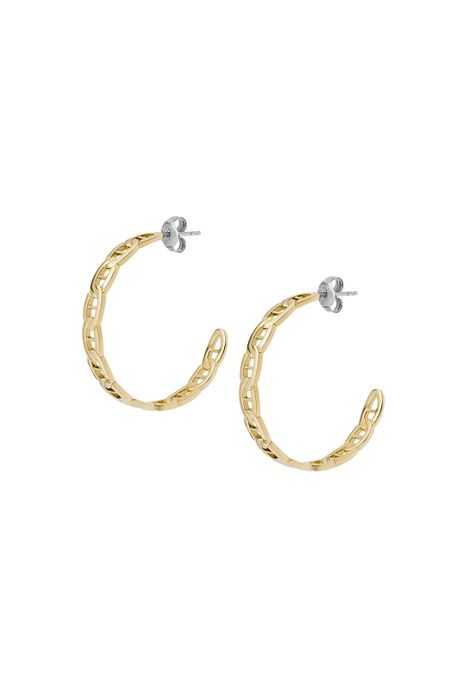 Aros Fossil  JF04781710 Dorado Mujer-1