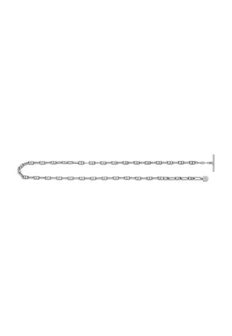Pulsera Doble Fossil  JA7245040 Plateado Mujer-1