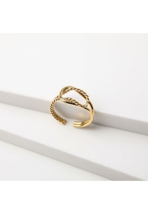 Anillo  19v69 Dorado Mujer STR220-0