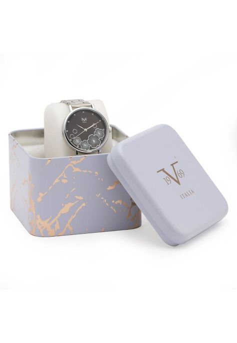Reloj 19v69 Italia V1969-251-2 Plateado Mujer-3